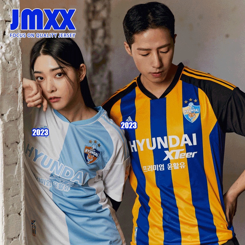 JMXX Top Qualidade 23-24 Ulsan Hyundai Jersey Home Longe Futebol Desportivo Camisa Jersi 2023 2024 Camiseta Versão Fã