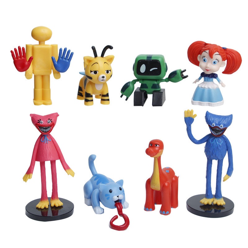 Poppy Playtime personagem de jogo Huggy Wuggy horror brinquedo de PVC para  decorações de presentes infantis, colecionáveis – comprar a preços baixos