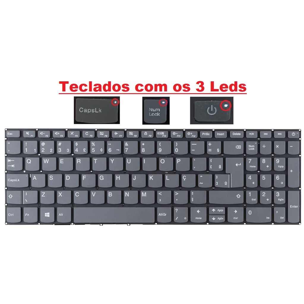 Teclado lenovo ideapad L340 15irh | Shopee Brasil