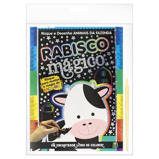 Livro Rabisco Magico - Animais Da Fazenda