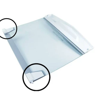 Suporte Dobradiças Tampa Maquina Brastemp Consul clear