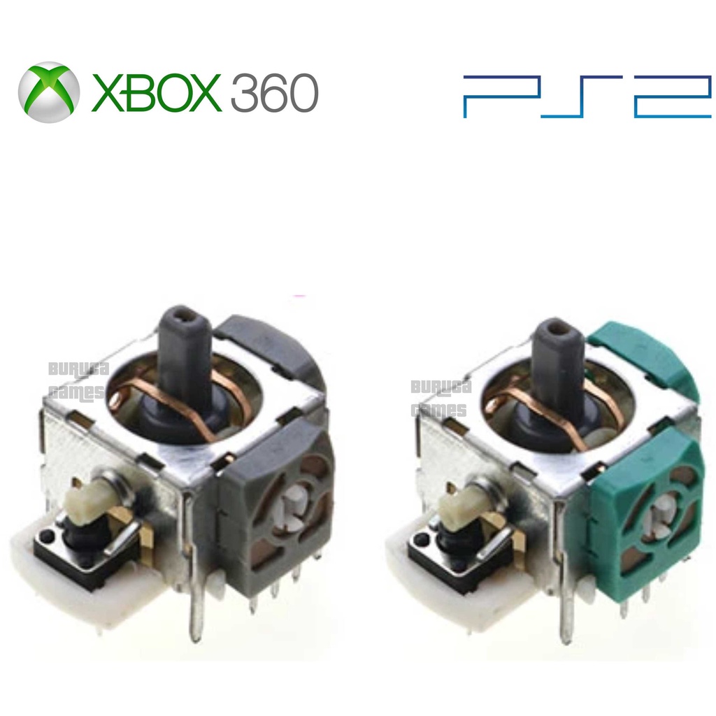 Botão analógico 3D para controles de Xbox 360, PS2 e algumas versões de PS3