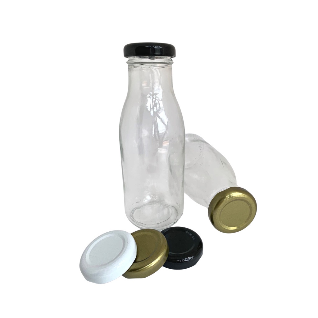 KIT c/15 Garrafas de Suco 300ml + TAMPAS