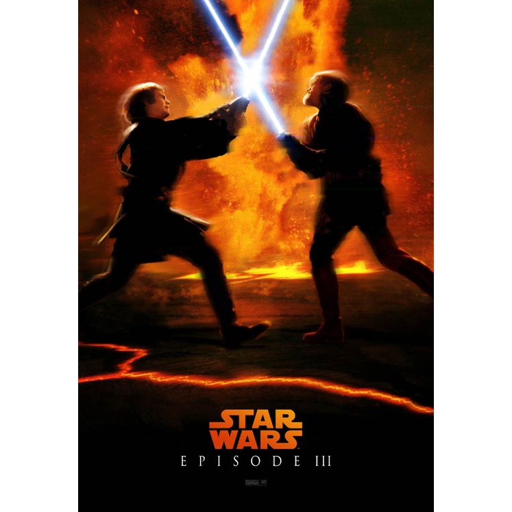 Poster Cartaz Guerra Nas Estrelas Star Wars Ep 3 III B | Shopee Brasil
