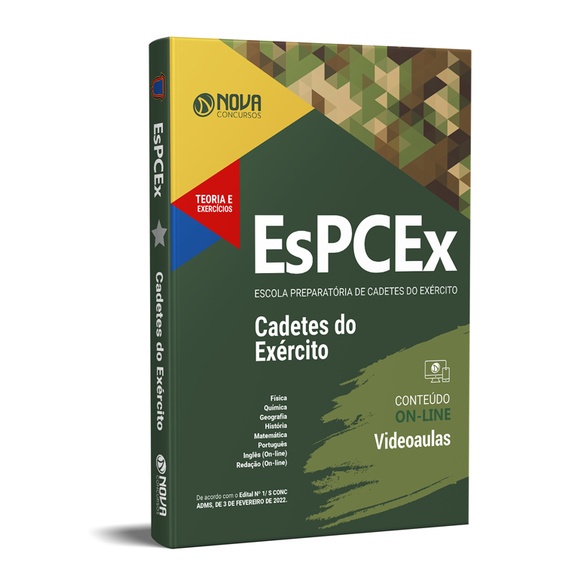 Apostila Digital Concurso Exército Brasileiro - 2022 Cadetes do Exército