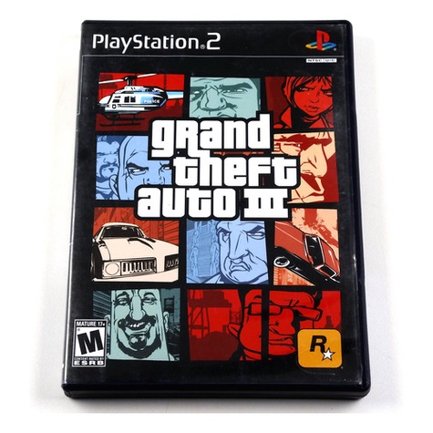 Grand Theft Auto Gta Iii 3 Playstation 2 Ps2 Original