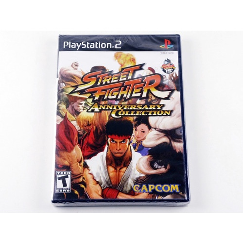 Street Fighter Anniversary Collection Playstation 2 Lacrado