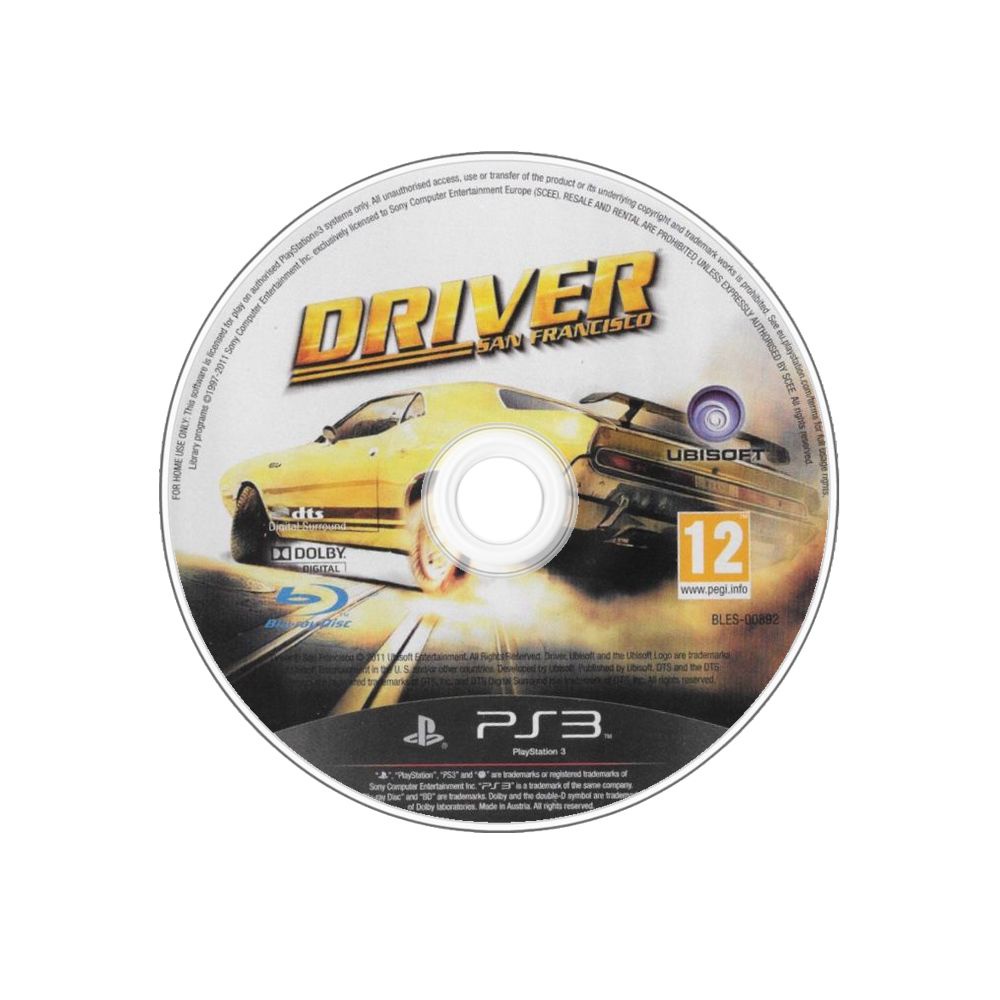 DRIVER SAN FRANCISCO Jogos Ps3 PSN Digital Playstation 3