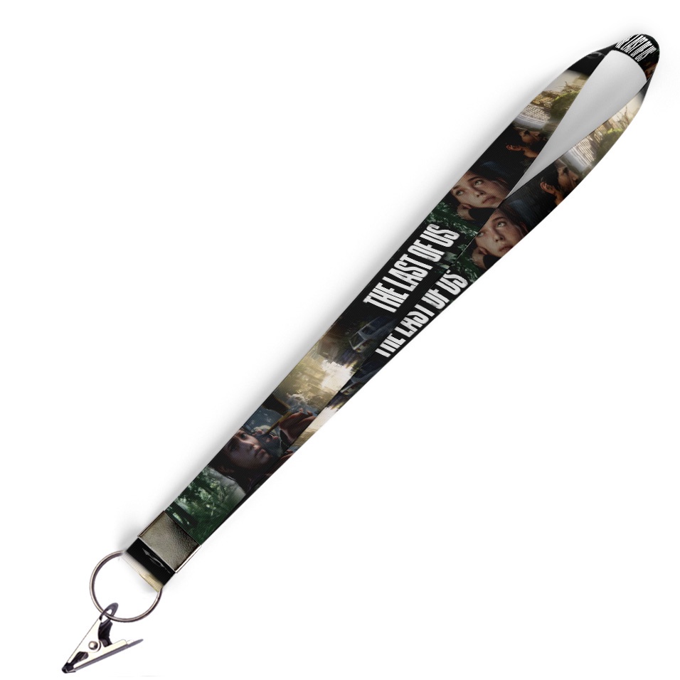 Cordão personalizado Jogo o Ultimo para Crachá com Jacaré e Argola