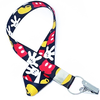 Cordão Mickey Divertido C0472P com Jacaré para Crachá