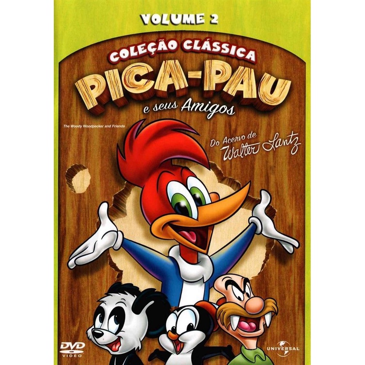 COLEÇÃO CLÁSSICA PICA-PAU E SEUS AMIGOS VOL.2 - DVD | Shopee Brasil