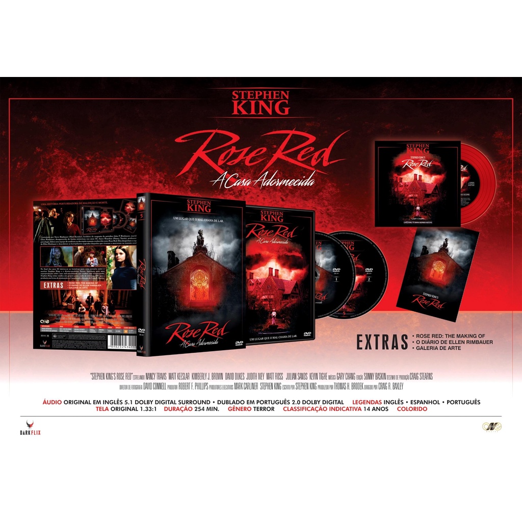 ROSE RED - A CASA ADORMECIDA - DVD | Shopee Brasil