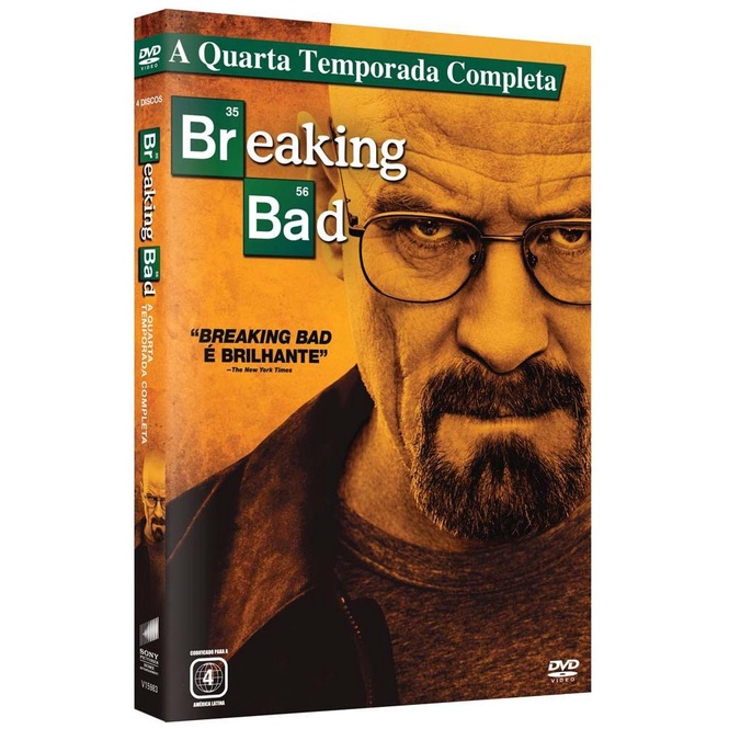 BOX BREAKING BAD 4ª TEMPORADA - DVD | Shopee Brasil
