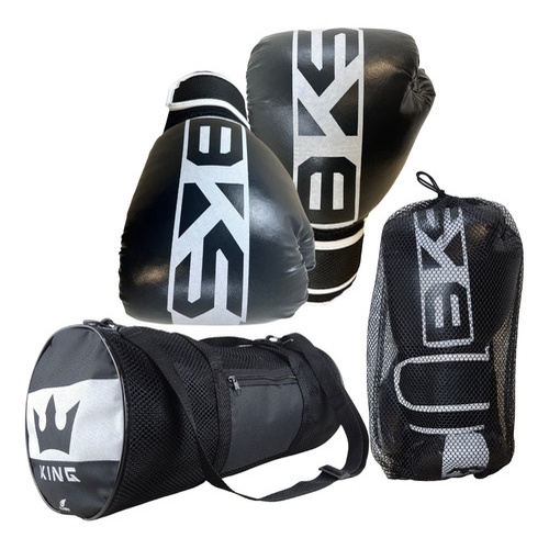 Luva De Boxe + Bolsa Muay Thai Kickboxing Bks | Shopee Brasil