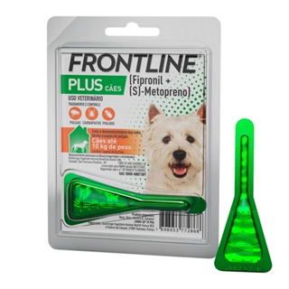 FRONTLINE PLUS ANTIPULGAS E CARRAPATOS CÃES ATÉ 10KG