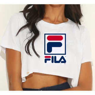 Cropped Feminino Baby Look Estampado Marcas