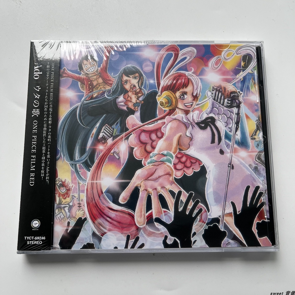 Cd Genuíno CD One Piece FILM VERMELHO FILME VERMELHO Coleção de Canções Ado CD