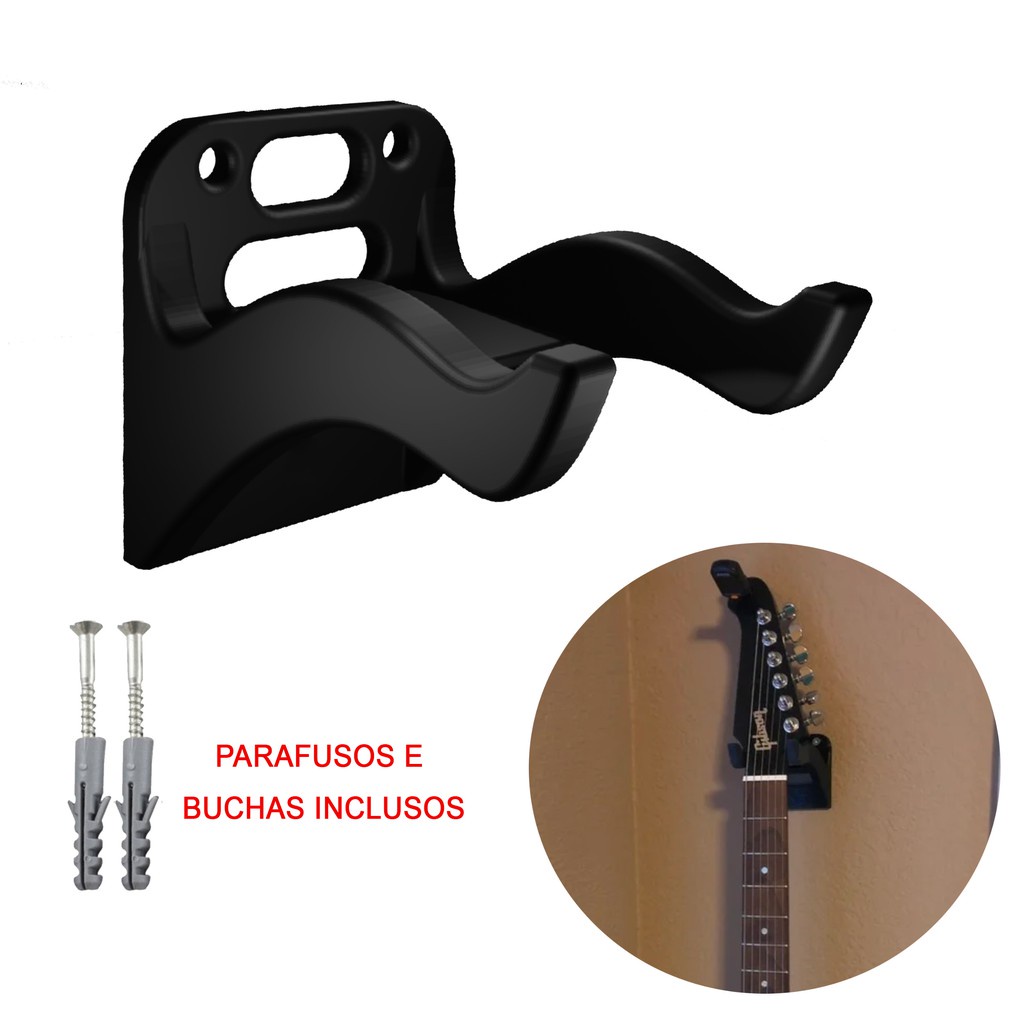 Suporte para Violão de Parede - Prático e Seguro | Shopee Brasil