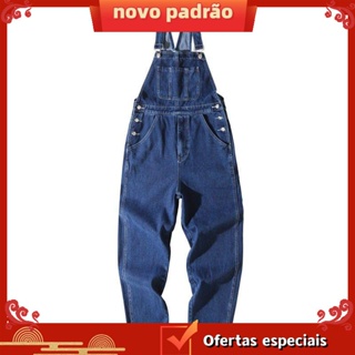 Macacão Jeans Plus Size Masculino Longo / Sob-Medida - Cherry Pop Store -  Moda Livre - Macacões Masculinos Jeans
