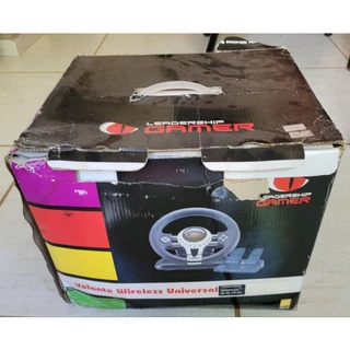 kit completo volante pedais e marcha gamer leadership para PC, ps1, ps2 e ps3