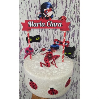 Topo de Bolo Cat Noir  Ladybug birthday, Ladybug birthday party,  Miraculous ladybug party