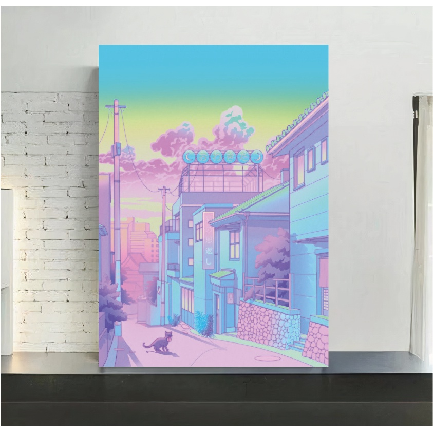 Quadro de mdf poster moldura, Paisagem | Shopee Brasil