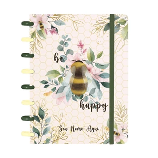 Caderno De Disco Personalizado ISCOOL Inteligente 80 Folhas Bosque