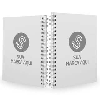 Caderno Personalizado Sua Marca Aqui 100 Fls 18x25 cm