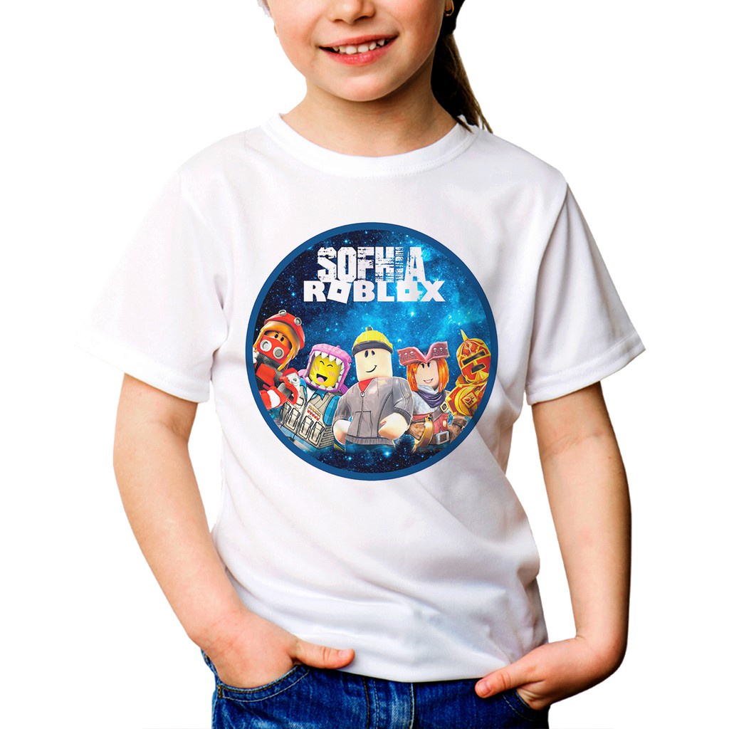 Camisa Infantil Personalizada Roblox, t-shirt roblox camisa de time brasil  