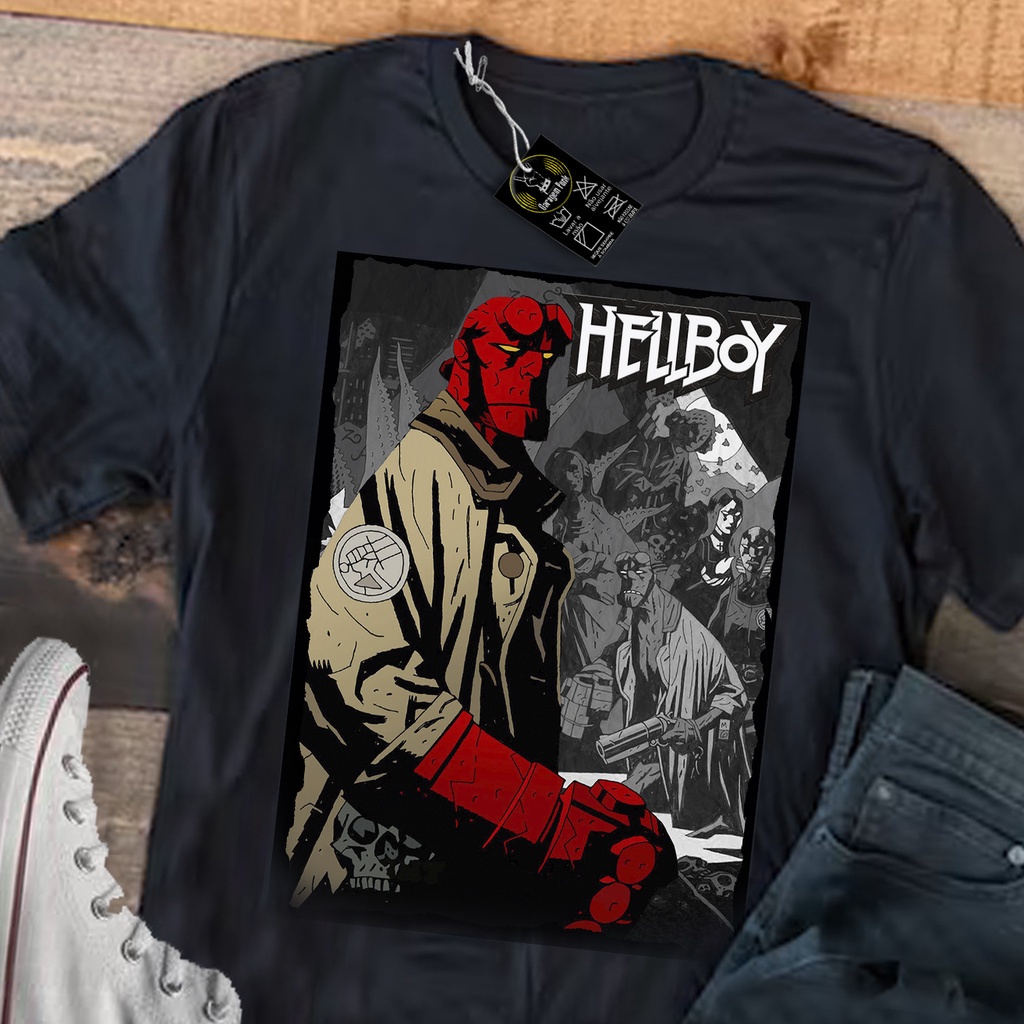 Camiseta Algodão Unissex Hellboy Camisa 