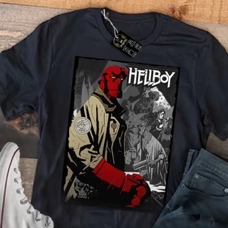 Camiseta Algodão Unissex Hellboy Camisa 