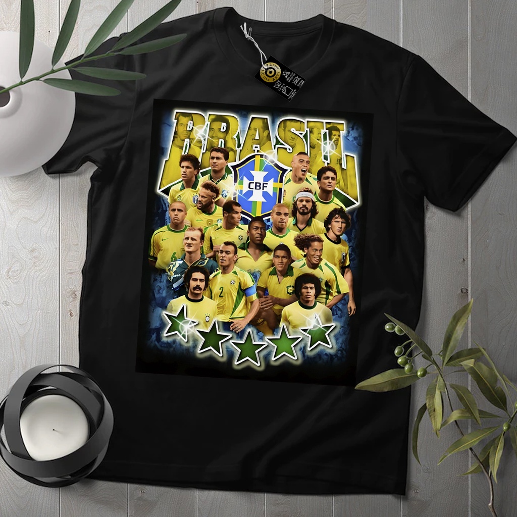 Camiseta Algodão Unissex lendas do Brasil Camisa Legends Brasil