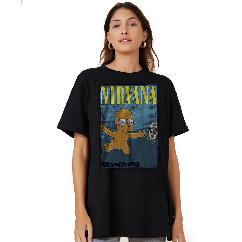 bart simpson nirvana t shirt