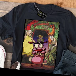 Camiseta Geek Coragem, o Cão Covarde