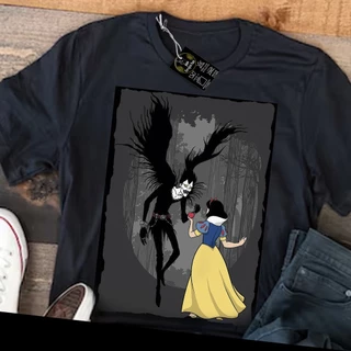 Camiseta Algodão Unissex Ryuk Snow White Camisa 