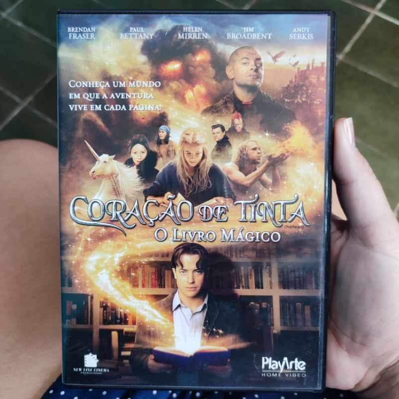 Dvd original Coração de Tinta - O Livro Mágico | Shopee Brasil