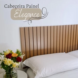 Cabeceira Premium Em Mdf Cama Box Casal Em Ripado 140cm Modelo 9mm
