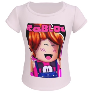 Camiseta blusa preta infantil menina roblox vitoria mineblox, Magalu  Empresas