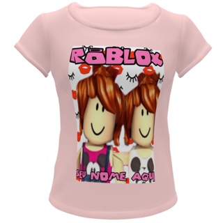 Camiseta Branca Infantil E Adulto Vitória Mineblox