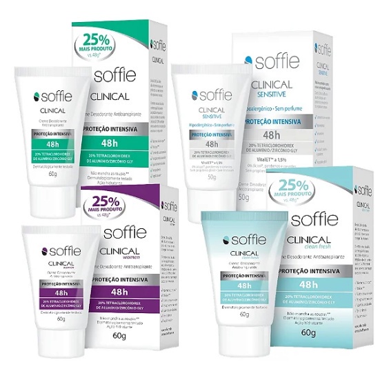 Kit Completo Soffie Clinical - 4 Unidades | Shopee Brasil