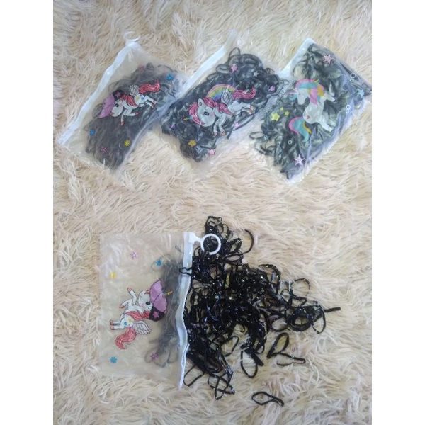 Kit 12 unidades de fecho com 4 mini elástico rabico infantil com pompom  penteados - Filó Modas - Elástico para Cabelo - Magazine Luiza