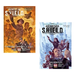 Kit 2 Hqs Capa Dura - Agentes Da Shield - O Homem Chamado L.e.t.a.l. + Tiro Perfeito