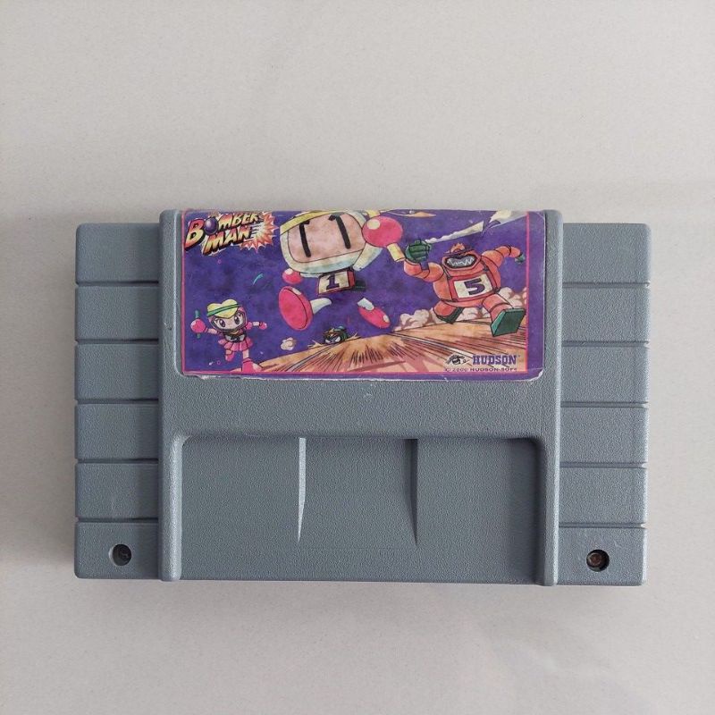 Cartucho / Fita para Super Nintendo – SNES – Super Bomberman