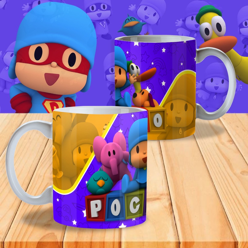 Caneca Desenho Pocoyo Mod 04 Dia das Crianças - TackoSC - Canecas -  Magazine Luiza