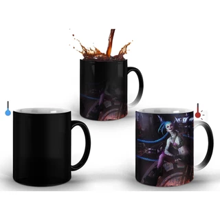 Caneca Mágica Jinx Campeão Jogo League Of Legends LOL