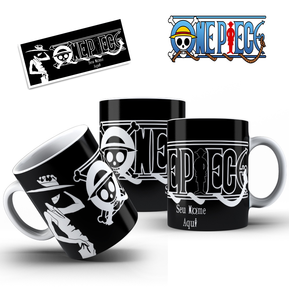 Caneca Personalizada Anime One Piece Personagens