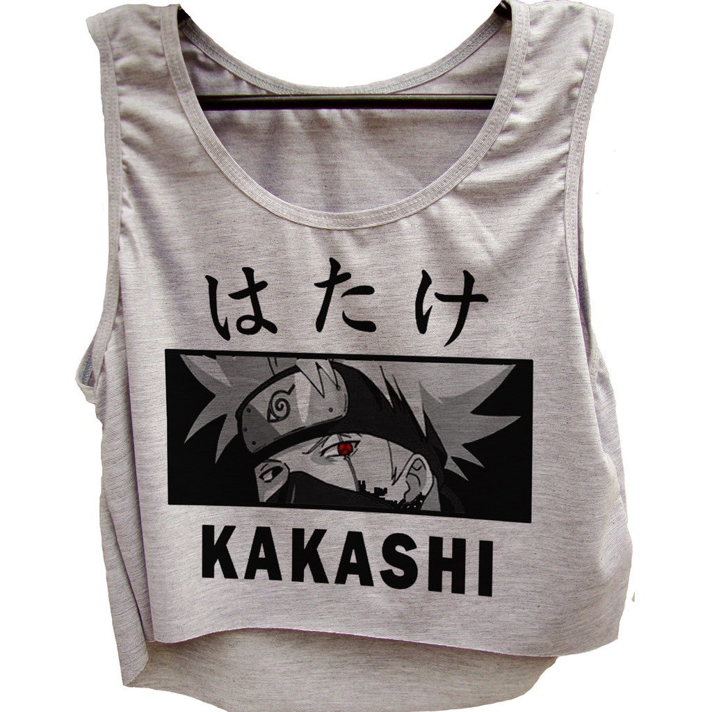 Camiseta T-Shirt Shisui Uchiha Anime Narut'o Mangá Algodão - Cinza