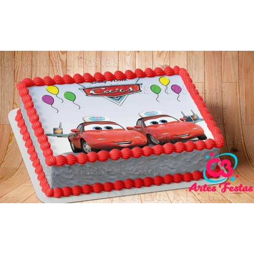 Bolo dos Carros com chantilly: #bolosdecorados #aniversario #festa  #festamenino #bolodoscarros #carros