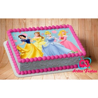 Disney Princesa Aurora Jasmim Elsa Bolo De Aniversário Topper Feliz  Aniversário Decoração Do Bolo Para Meninas Fontes De Festa Azul Rosa Brilho  - Utensílios Para Decoração De Bolo - AliExpress