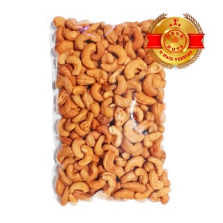 Castanha de Caju 1kg W1 Torrada (Com ou Sem Sal) - Primeira Qualidade Mega Nuts!